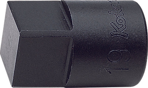Ko-ken 4110M-19 1/2 Sq. Dr. Bit Socket 19mm Square Length 37mm For Drain Plug
