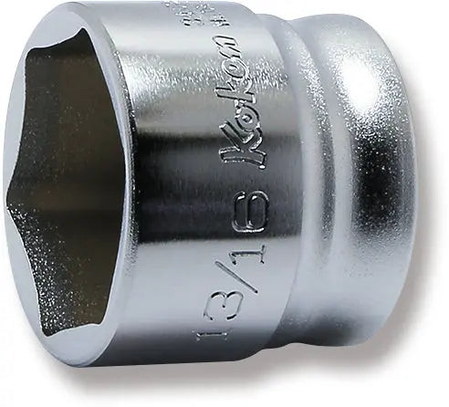 Ko-ken 3400AZ-13/16 3/8" Square Drive 6-Point SAE Z-Series Socket in 13/16"