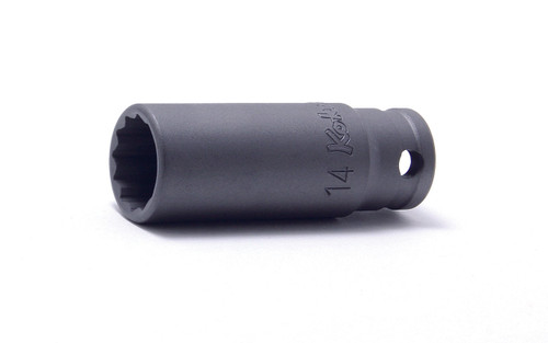 Ko-ken 23305M-10 3/8 Sq. Dr. Socket 10mm 12 point Length 55mm