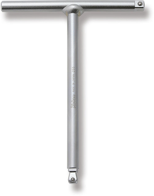 Ko-ken 2716WC 1/4" Sq. Drive T handle with multi-function Wobble-fix and Standard square
