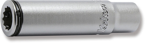 Ko-ken 2355A-9/32 1/4" Sq. Drive 12-Point SAE Deep Nut Grip Socket in 9/32
