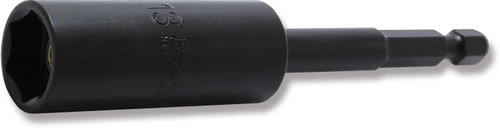 Ko-ken 115G.100-13 1/4 Hex Dr. Nut Setter 13mm 6 point Length 100mm Slide Magnet
