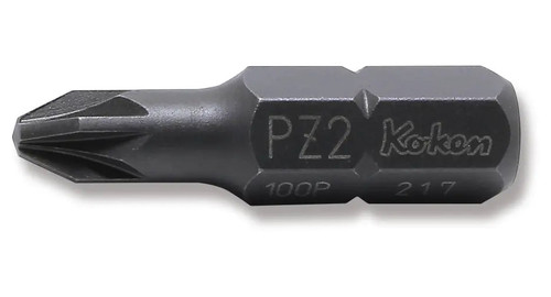 Ko-ken 100P.32-PZ2 5/16 Hex Dr. Bit PZ2 Length 32mm