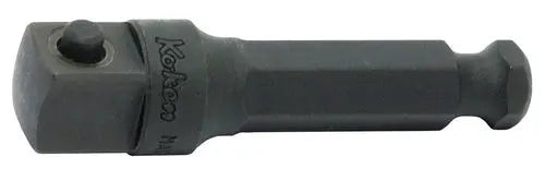 Ko-ken 120-50B 5/16 Hex Dr. Adaptor 3/8 Square Length 50mm Ball type