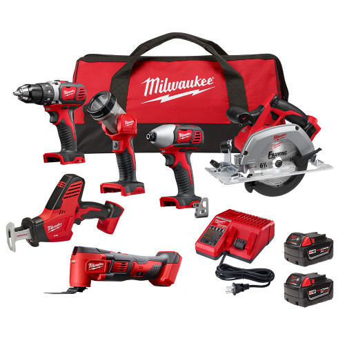 Milwaukee 2691-26 M18 6-Tool Combo Kit
