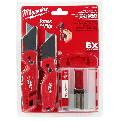 Milwaukee 48-22-1502GR Folding Utility Knife Set