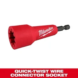 Milwaukee Tool 48-32-6400 Quick-Twist Wire Connector Socket, 3 Pack