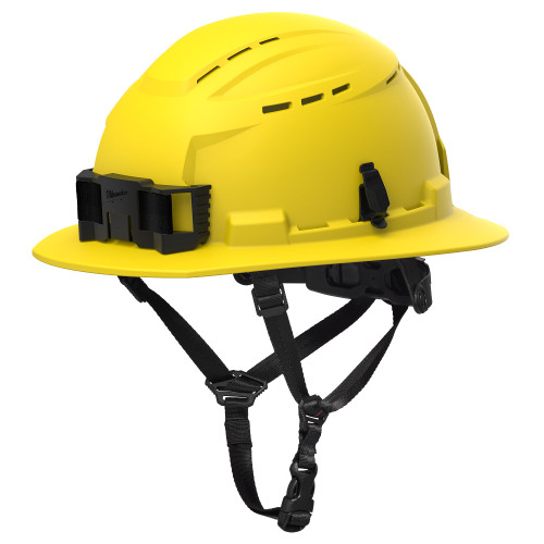 Milwaukee 48-73-1652 YLW FULL BRIM HELMET VNT CLASS C