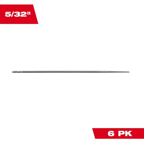 Milwaukee 49-16-2883 5/32" Round File 6pk