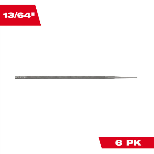 Milwaukee 49-16-2888 13/64" Round File 6pk