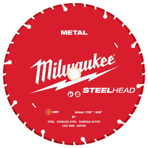 Milwaukee 49-93-7825 9 Metal Cutting Diamond Blade