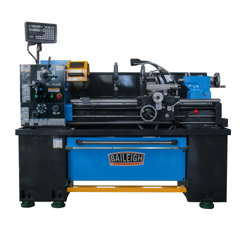 PL-1440E-1; 14x40 Gear Head Lathe with DRO 3HP, 230V 1PH