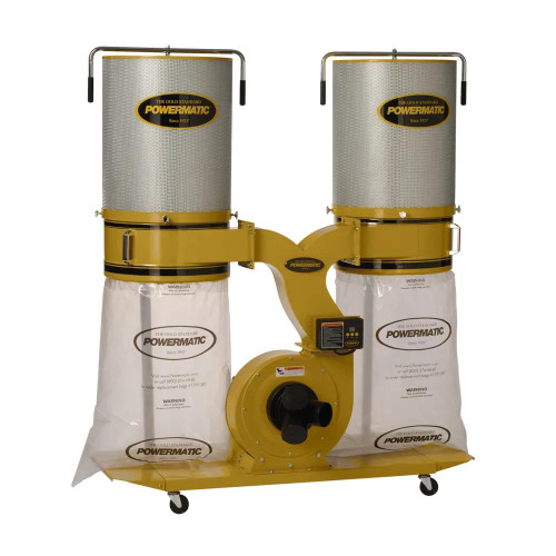 PM1900TX-CK3 Dust Collector, 3HP 3PH 460V, 2-Micron Canister Kit