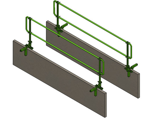 Frontline TRG05YLW-KIT Frontline TGR05 Trench Guardrail System