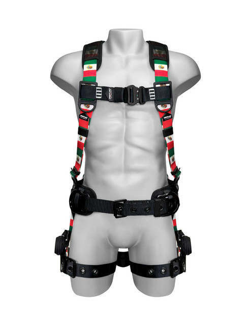 Frontline 110CTB-S-MX Frontline 110CTB-MX Combat Mexican Style Full Body Harness with Aluminum Hardware and Suspension Trauma Straps