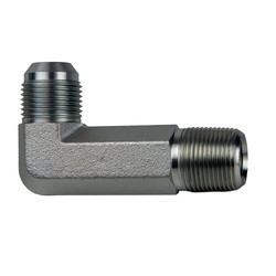 Midland Metal 2501-LL-08-08 90-deg Extra Long Elbow, 1/2-in Male JIC x 1/2-in Male NPTF, Steel