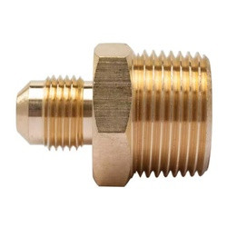 ANDERSON METALS 07489-0812 Connector, 1/2-in Male Flared x 3/4-in Male Garden Hose, Brass