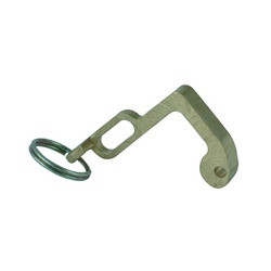 BUCHANAN RUBBER HSL-300-B Locking Handle, 3 in, Brass, For Use With: 3 to 4 in Camlock