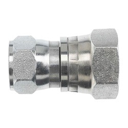 Midland Metal 7023-10-10 Swivel Adapter, 5/8-in Female JIC Swivel x 5/8-in Female BSPP Swivel, Steel