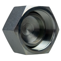 Midland Metal 9644-C-10 BSPP Swivel Cap, 5/8-in Female BSPP Swivel, Steel