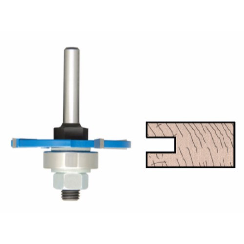 Alfa Tools RB75048 2 x 2 1/4 Slot Cutter Router Bit