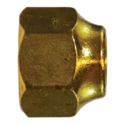 Midland Metal PSP-419 SAE 45-deg Flare Nut, 1/2-in Flared, Brass