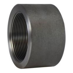 Midland Metal 101775 Half Coupling, 1 in FPT x 1 in, Steel, 3000 lb