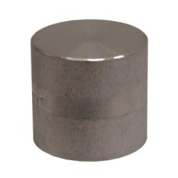Midland Metal 103470 Cap, 1/8 in, Stainless Steel, 3000 lb