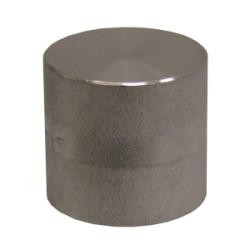 Midland Metal 103475 Cap, 1 in Threaded, Stainless Steel, 3000 lb