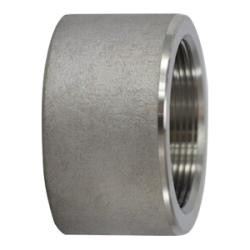 Midland Metal 103773 Half Coupling, 1/2 in FPT x 1/2 in Socket Weld, Stainless Steel, 3000 lb