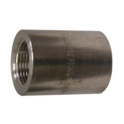 Midland Metal 105412 Coupling, 3/8 in FPT x 3/8 in FPT, Stainless Steel, 3000 lb