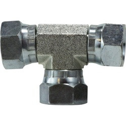 Midland Metal 16032020 Swivel Union Tee, 1-1/4-in Female NPSM x 1-1/4-in Female NPSM x 1-1/4-in Female NPSM, Steel