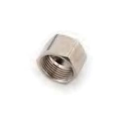 ANDERSON METALS 700661-06 Nut, 3/8-in Compression, Lead-Free Brass, Chrome-Plated