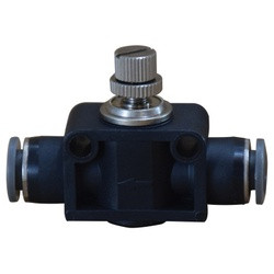 Midland Metal 20490C In-Line Flow Control Valve, 1/2-in Nominal, Push-to-Connect x Push-to-Connect, Composite Body