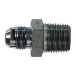 Midland Metal 2404-12-24 Adapter, 3/4-in Male JIC x 1-1/2-in Male NPTF, Steel
