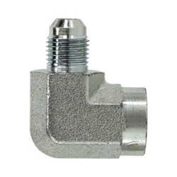 Midland Metal 25023232 90-deg Elbow, 2-in Male JIC x 2-in Female NPTF, Steel
