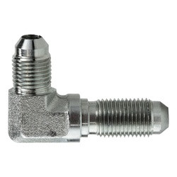 Midland Metal 270114 90-deg Bulkhead Union Elbow, 7/8-in Male JIC x 7/8-in Male JIC, Steel