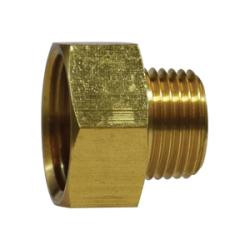 ANDERSON METALS 707484-121208 Rigid Adapter, 3/4-in FGH x 3/4-in MPT, Brass