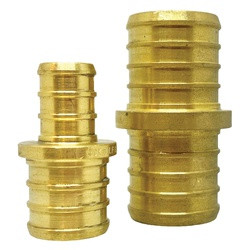 Midland Metal 35033 Coupling, 1-in PEX x 1-in PEX, Lead-Free Brass
