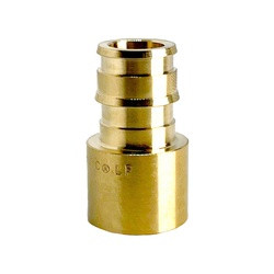 Midland Metal 35064SCE Cold Expansion Adapter, 3/4-in Cold-Expansion PEX x 3/4-in Female Sweat, Lead-Free Brass