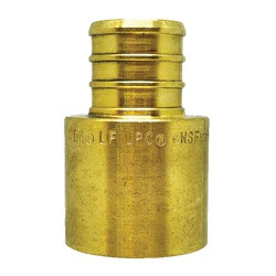 Midland Metal 35080S Adapter, 3/4-in PEX x 3/4-in Male Sweat, Lead-Free Brass