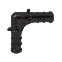 Midland Metal 35257 90-deg Elbow, 3/8-in PEX x 3/8-in PEX, Polyphenylsulfone