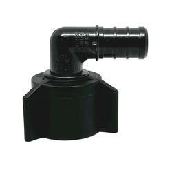 Midland Metal 35272 Swivel Female Elbow, 3/4-in PEX x 3/4-in Female NPSM Swivel, Polyphenylsulfone
