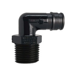 Midland Metal 35285CE Cold Expansion 90-deg Male Elbow, 1/2-in Cold-Expansion PEX x 1/2-in Male NPT, Polyphenylsulfone