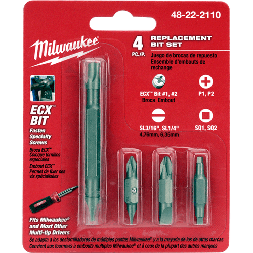 Milwaukee I 11IN 1 REPLACEMENT BIT SET (Discontinued- Out of Stock)