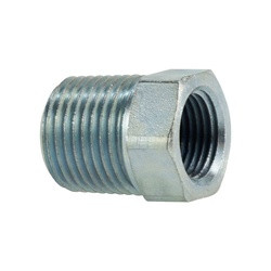 Midland Metal 5406244 Hex Pipe Reducer Bushing, 1-1/2-in Male NPTF x 1/4-in Female NPTF, Steel