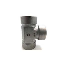 STAINLESS ADAPTERS SS5605-24-24-24 Female Pipe Tee, 1-1/2-in Female NPTF x 1-1/2-in Female NPTF x 1-1/2-in Female NPTF, Stainless Steel