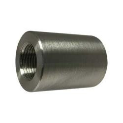 Midland Metal 62430B1 Barstock Reducing Coupling, 1/4 in FPT x 1/8 in FPT, Stainless Steel, 1000 lb