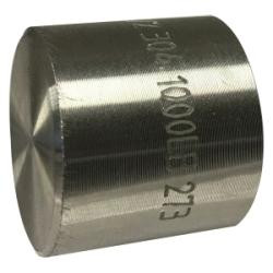 Midland Metal 62470B1 Barstock Cap, 1/8 in FPT, Stainless Steel, 1000 lb