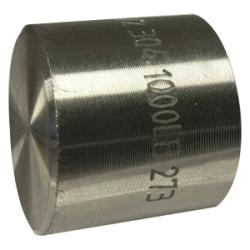 Midland Metal 62475B1 Barstock Cap, 1 in FPT, Stainless Steel, 1000 lb
